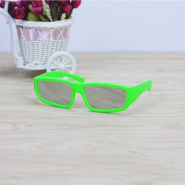 ABS Frame Solar Eclipse Glasses Eye Protection Safe Solar Viewer(Green)