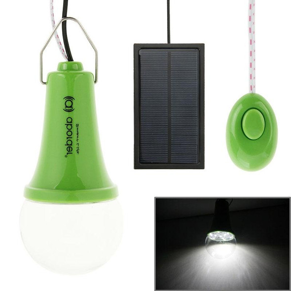 1W 1200mAh LED Energy Saving Light Bulb, Solar Powered Lighting System (Green)