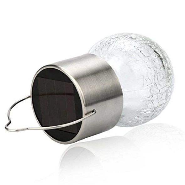 YWXLight RGB Color Outdoor Hanging Decoration Shiny Crystal Gaze Ball Lamp with Solar Panel