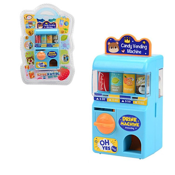 Children Puzzle Mini Shake Machine Game Toy Manual Shake Music Capsule Machine(Coin Drink Machine)