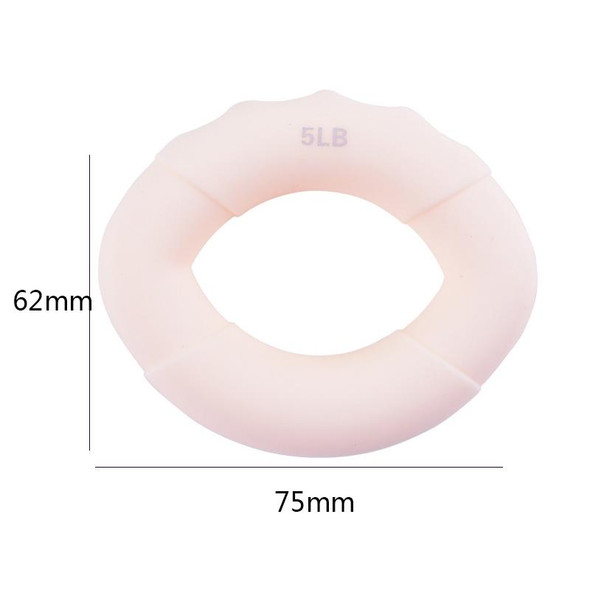 3 PCS Children Grip Ring Finger Strength Training Finger Power Device, Specification: 5LB (Olive Orange Pink) 