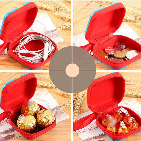 10 PCS Children Holiday Gift Practical Coin Purse Retro Electrical Toy Bag 7cm x 7cm x 3cm(Telephone)