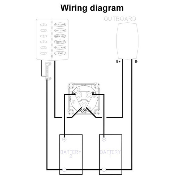 Car Auto RV Marine Boat Battery 3-level Current Distribution Selector Isolator Disconnect Rotary Switch Cut