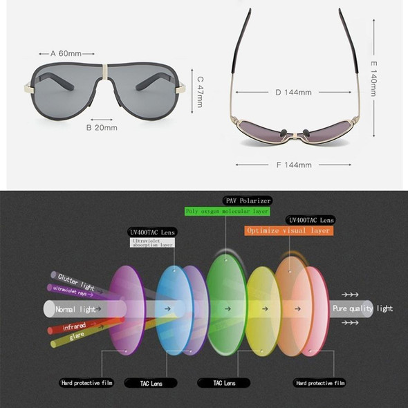 HDCRAFTER E008 Fashion Ultraviolet-proof Polarized Sunglasses for Men