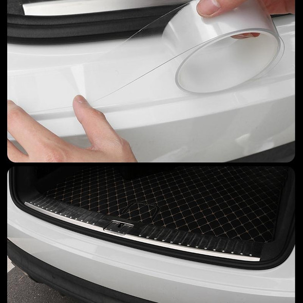 Universal Car Door Invisible Anti-collision Strip Protection Guards Trims Stickers Tape, Size: 7cm x 5m
