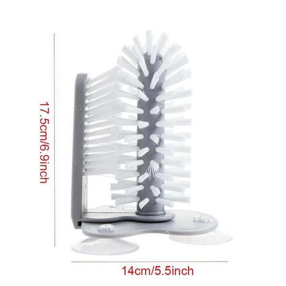 Suction Wall Lazy Cup Cleaning Brush Kitchen Bar Cleaning Tool