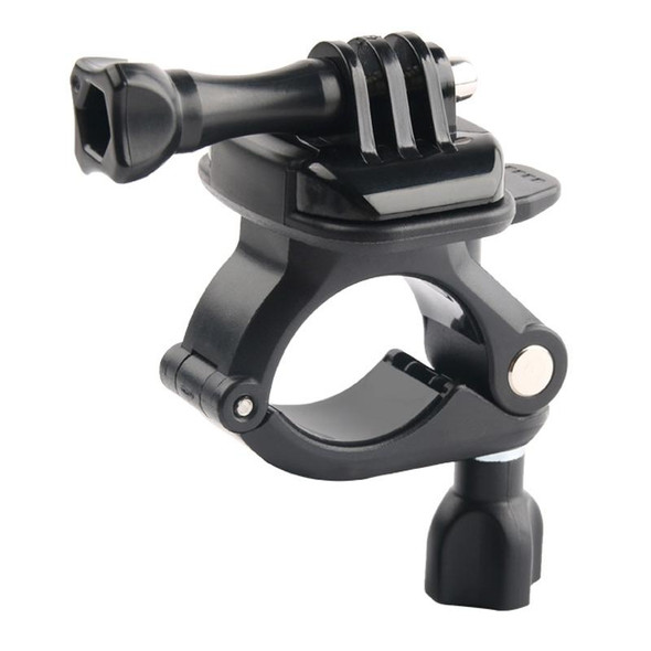 GP435 Small Size Bicycle Motorcycle Handlebar Fixing Mount for GoPro HERO10 Black / HERO9 Black / HERO8 Black /7 /6 /5 /5 Session /4 Session /4 /3+ /3 /2 /1, DJI Osmo Action, Xiaoyi and Other Action Cameras(Black)