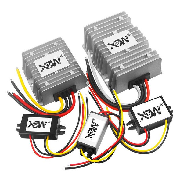 XWST DC 12/24V To 5V Converter Step-Down Vehicle Power Module, Specification: 12/24V To 5V 30A Large Aluminum Shell