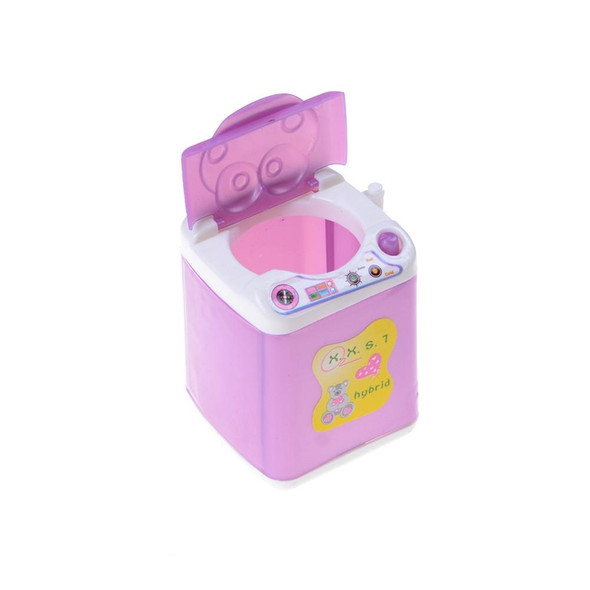 5 PCS Plastic Mini Washing Machine Doll House Furniture Children Educational Toys, Random Color Delivery