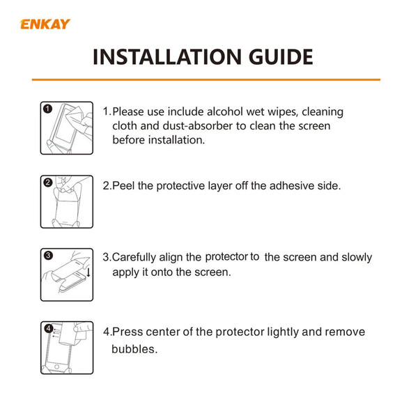 ENKAY Hat-Prince Anti-drop Full Glue Tempered Glass Full Screen Film Anti-fall Protector - iPhone 12 mini