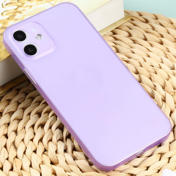 Camera Precision Hole PP Protective Case - iPhone 12 Pro(Purple)