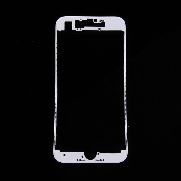 Front LCD Screen Bezel Frame for iPhone 7(White)