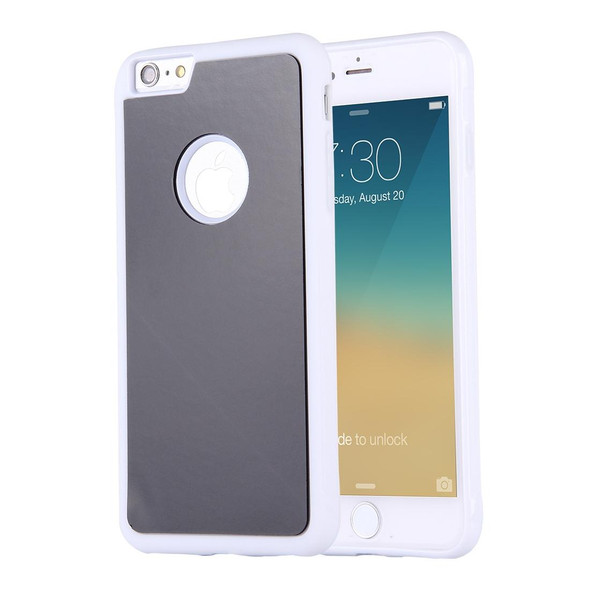 iPhone 6 Plus & 6s Plus Anti-Gravity Magical Nano-suction Technology Sticky Selfie Protective Case(White)