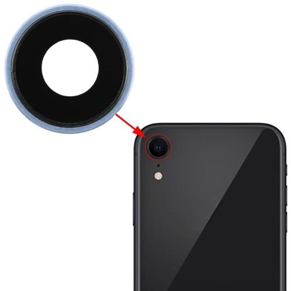 Back Camera Bezel with Lens Cover for iPhone XR(Blue)