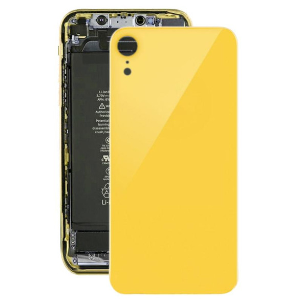 Back Cover with Adhesive for iPhone XR(Yellow)