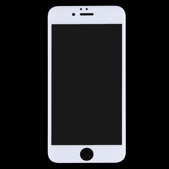0.1mm 9H Full Screen Flexible Fiber Tempered Glass Film for iPhone SE 2020 / 8 / 7(White)