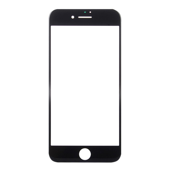 Front Screen Outer Glass Lens for iPhone 8(Black)