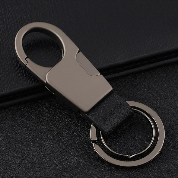 JOBON ZB-028YSK Car Keychain Men Waist Hangs Side Press Keychain(Black Nickel)