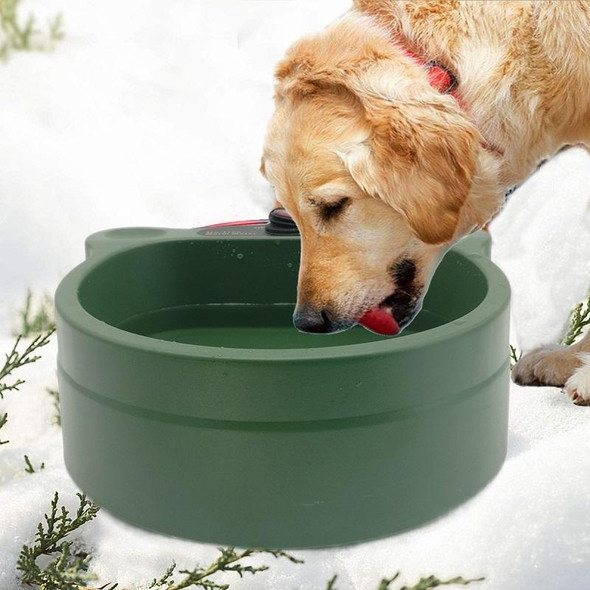 Outdoor Heating Bowl Pet Food Tray Automatic Thermostatic Water Bowl - Cats & Dogs(US Plug)