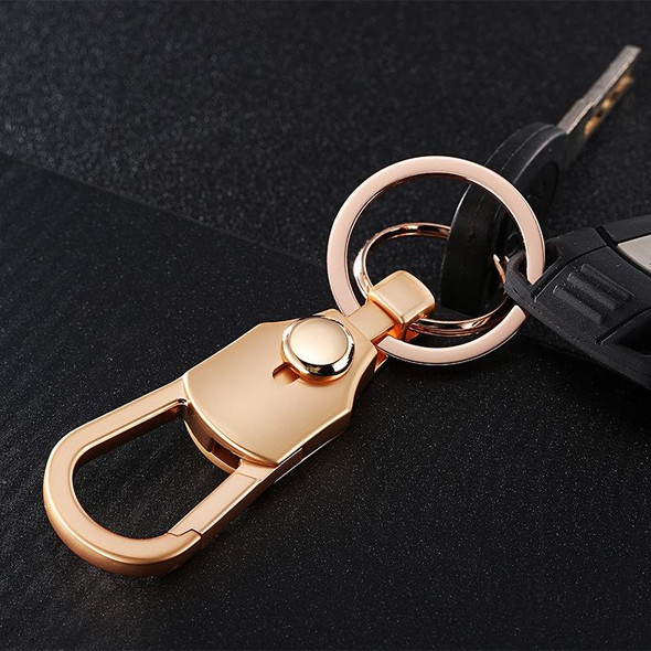 JOBON ZB-098 Car Keychain Men Waist Holding Key Pendant Ring(Golden)