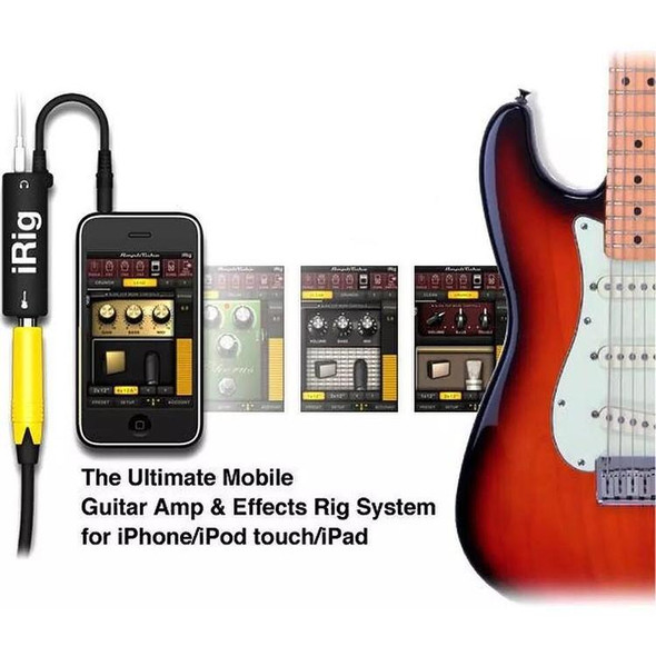 AmpliTude iRig - Electric Guitar / Bass Rig, - iPhone, iPad, iPod