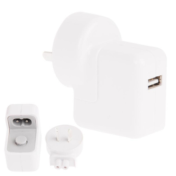 10W USB Power Adapter AU Travel Charger, - iPhone, Galaxy, Huawei, Xiaomi, LG, HTC, Sony, other Smartphones and Tablets(White)