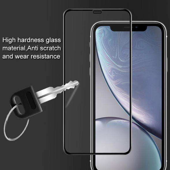 IMAK 9H Surface Hardness Full Screen Tempered Glass Film for iPhone XS Max (Black)