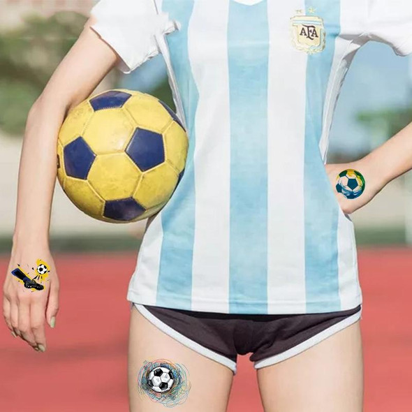 20 PCS World Cup Theme Cartoon Football Children Tattoo Stickers(WY-029)