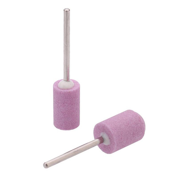 12 in 1 Nail Shaped Quartz Sanding Head Electric Sanding Machine Accessories(Pink)