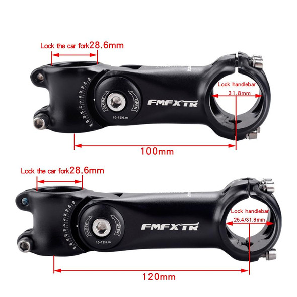 FMFXTR Mountain Bike Adjustable Angle Handlebar Riser, Specification: Upgrade 25.4x120mm