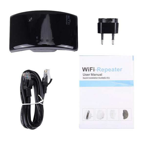 300Mbps Wireless-N WIFI 802.11n Repeater Range Expander(Black)