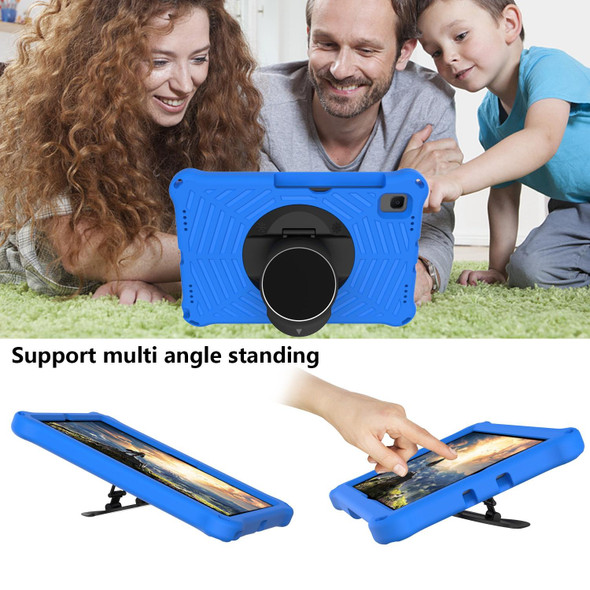 Spider King EVA Protective Case with Adjustable Shoulder Strap & Holder & Pen Slot - Samsung Galaxy Tab A7 10.4 2020 SM-T500 / SM-T505(Blue)