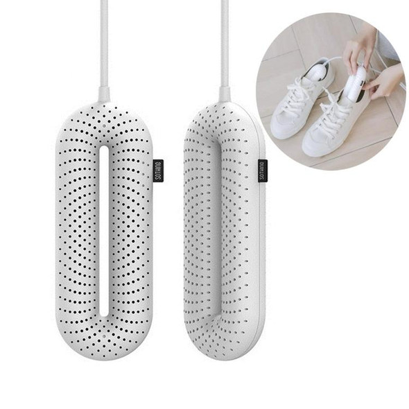 SOTHING 220V Shoe Dryers Deodorization Sterilization Quick Drying Dryer Winter Shoes Heater, CN Plug, Style:Regular Edition(White)