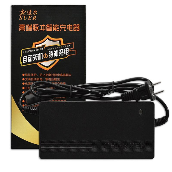 24V 12AH SUER Electromobile Battery Car Cart Lawn Mower Wheelchair Hedge Trimmer Lead-acid Charger(Canon Head)