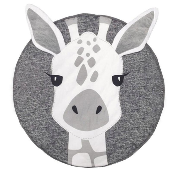 Baby Infant Play Mats Kids Crawling Carpet Floor Rug Baby Bedding Rabbit Blanket Cotton Game Pad Children Room Decor(Giraffe)