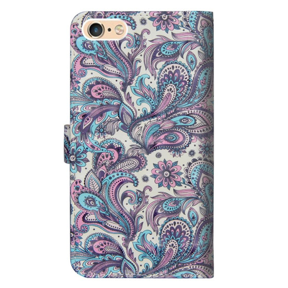 3D Painting Pattern Horizontal Flip TPU + PU Leatherette Case with Holder & Card Slots & Wallet - iPhone 6 Plus / 6s Plus(Spiral Pattern)