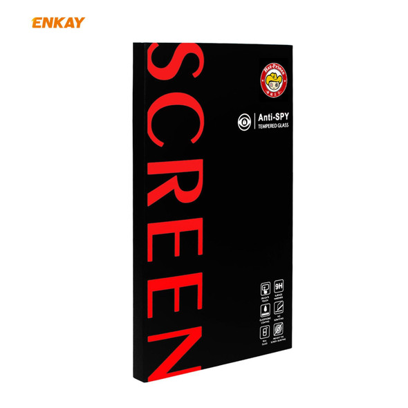 ENKAY Hat-Prince 0.26mm 9H 6D Privacy Anti-spy Full Screen Tempered Glass Film - iPhone 12 Pro Max 6.7