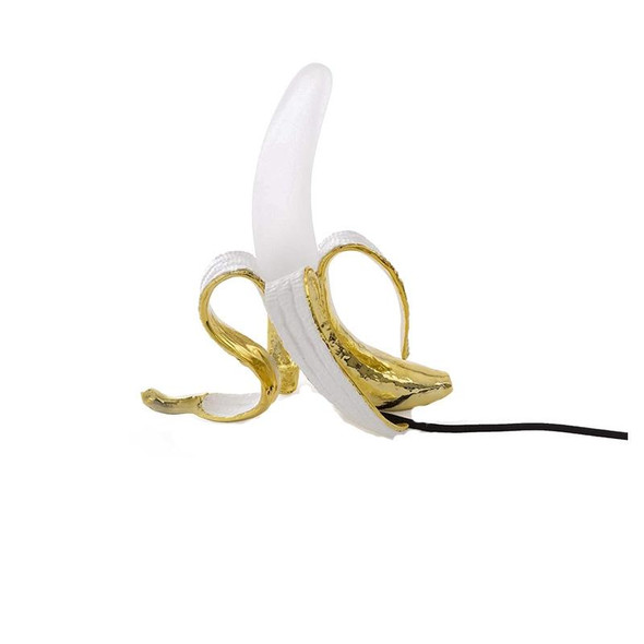 Banana Table Lamp Bedroom Decoration Lamp, Specification: AU Plug, Style:Standing Posture(Plating)