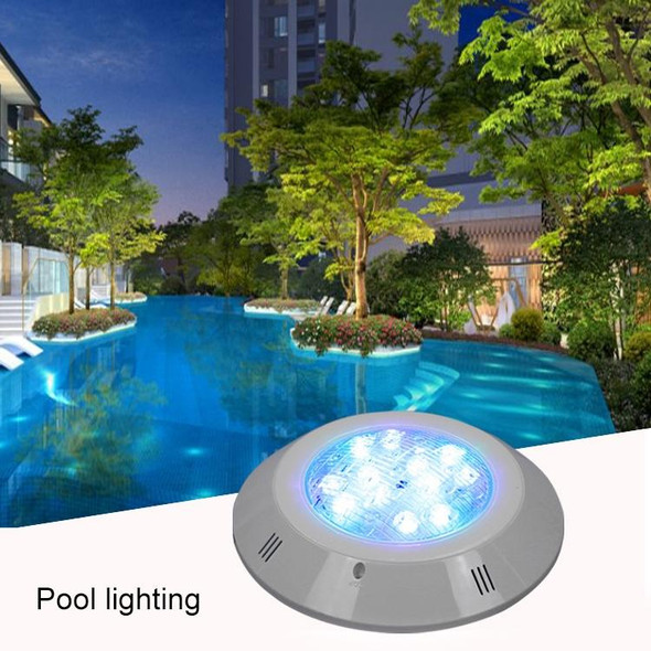 Swimming Pool ABS Wall Lamp LED Underwater Light, Power:18W(Green)