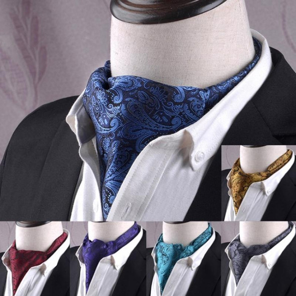 Gentleman's Style Polyester Jacquard Men's Trendy Scarf Fashion Dress Suit Shirt British Style Scarf(L255)