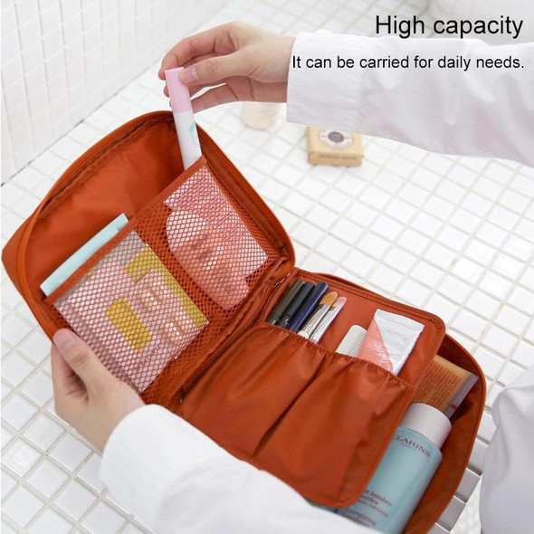 2 PCS Waterproof Make Up Bag Travel Organizer for Toiletries Kit(Wine red)