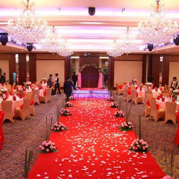 1000 PCS Artificial Wedding Rose Petals Flowers Wedding Decorations(White)