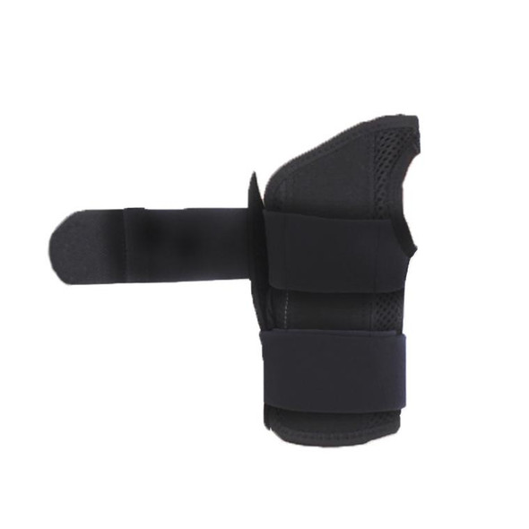 2PCS Two-Way Compression Stabilized Support Plate Wrist Brace Fracture Sprain Rehabilitation Wrist Brace, Specification: Right Hand S (Black)