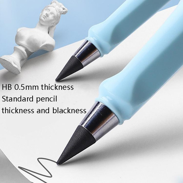 5 PCS No Ink No Need To Sharpen Drawing Sketch Pen Not Easy To Break Erasable HB Writing Pencil(Blue)