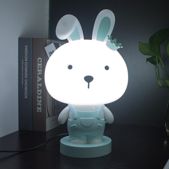 3W Cartoon Crown Pet USB Touch Control Night Light(Rabbit Gray)