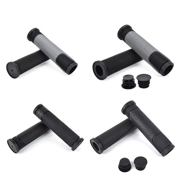 3 Pairs FMFXTR Bicycle Grips Mountain Bike Non-Slip Rubber Grips, Style: Double Color Double Pass