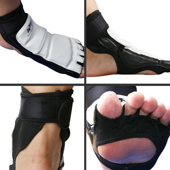 A Pair Taekwondo Boxing Half-toe Foot Guard, Specification: S Foot Cover (Size 30-33)