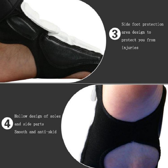A Pair Taekwondo Boxing Half-toe Foot Guard, Specification: L Foot Cover (Size 37-39)