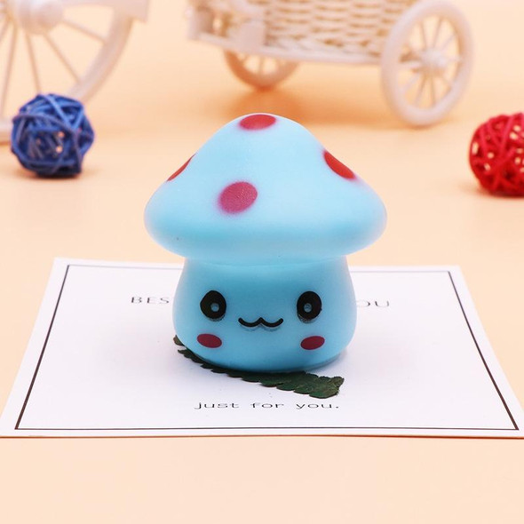 10 PCS Mushroom Night Light 7-colors LED Decoration Lamp(Blue )