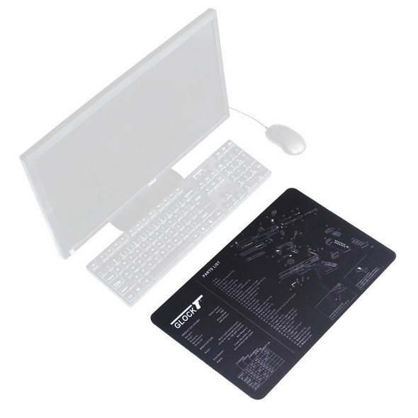 2 PCS Heat Transfer Non-Slip Single-Sided Office Gaming Mouse Pad 2mm(SPS-SmithWessomM&P)